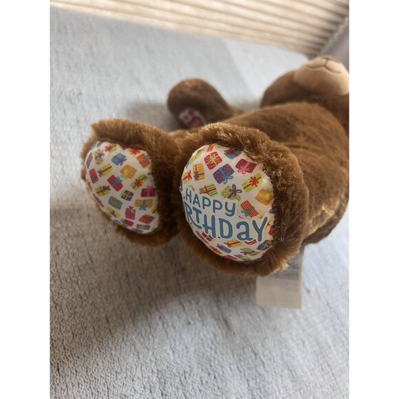Build A Bear Happy Birthday Treat Brown Stuffed Plush 16" BAB Presents Celebrate - Picture 10 of 10